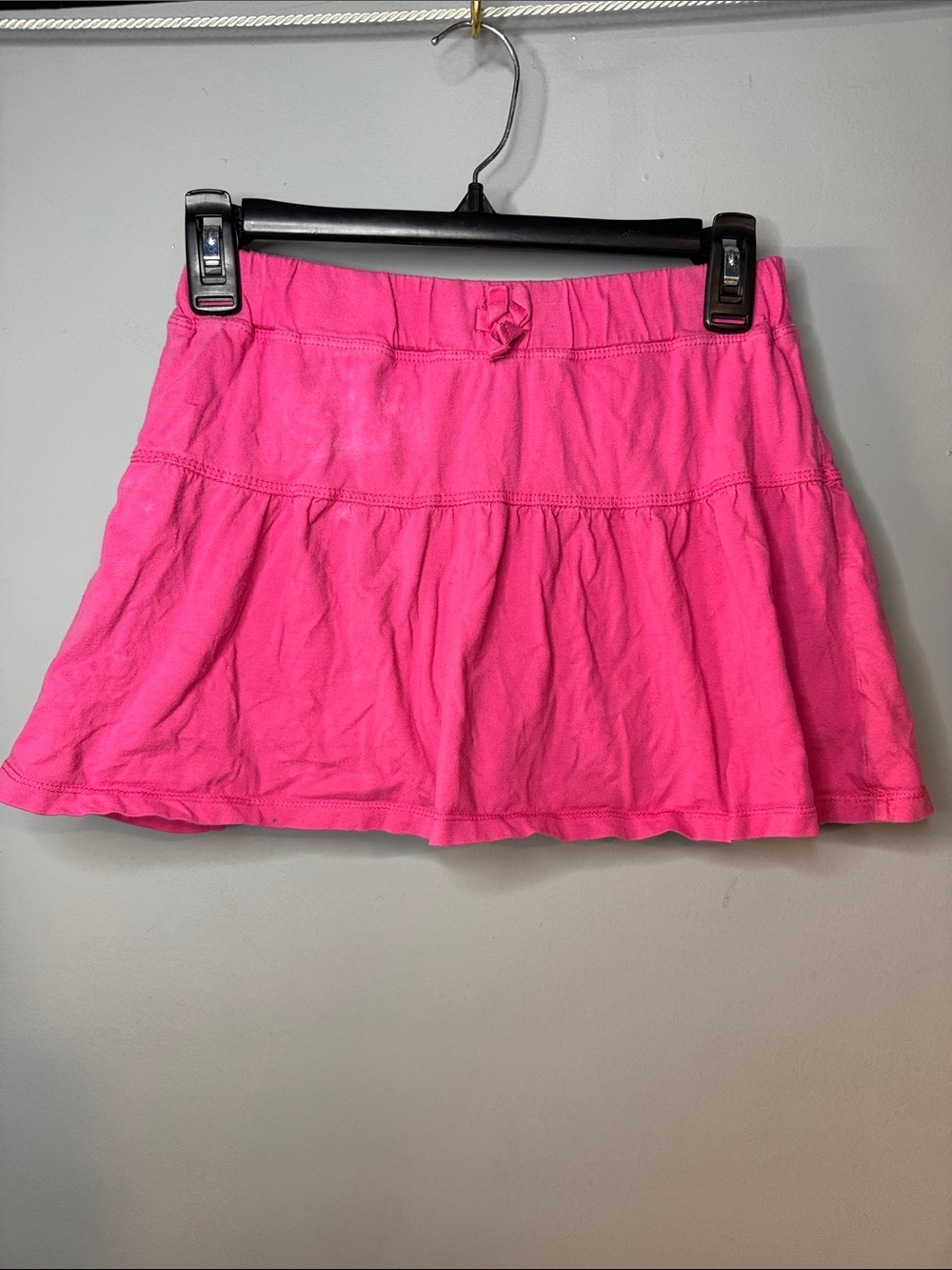 Hot Pink girls (size 14) Tiered Mini Skirt